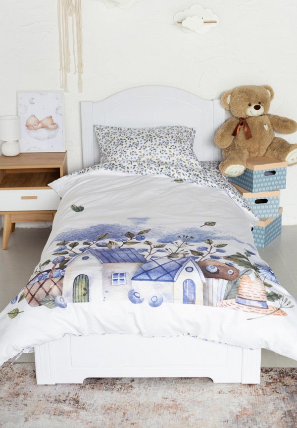 Bellehome Постельное белье детское - Черничные домики, сатин - фото 3
