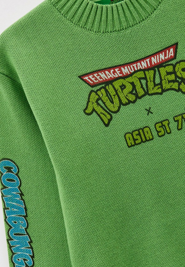 Джемпер Asia st 71 х Teenage Mutant Ninja Turtles, цвет: зеленый