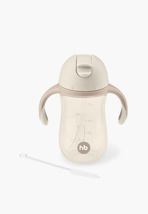Happy Baby Поильник для детей - STRAW FEEDING CUP 2.0, с трубочкой и ручками, 260 мл - фото 1