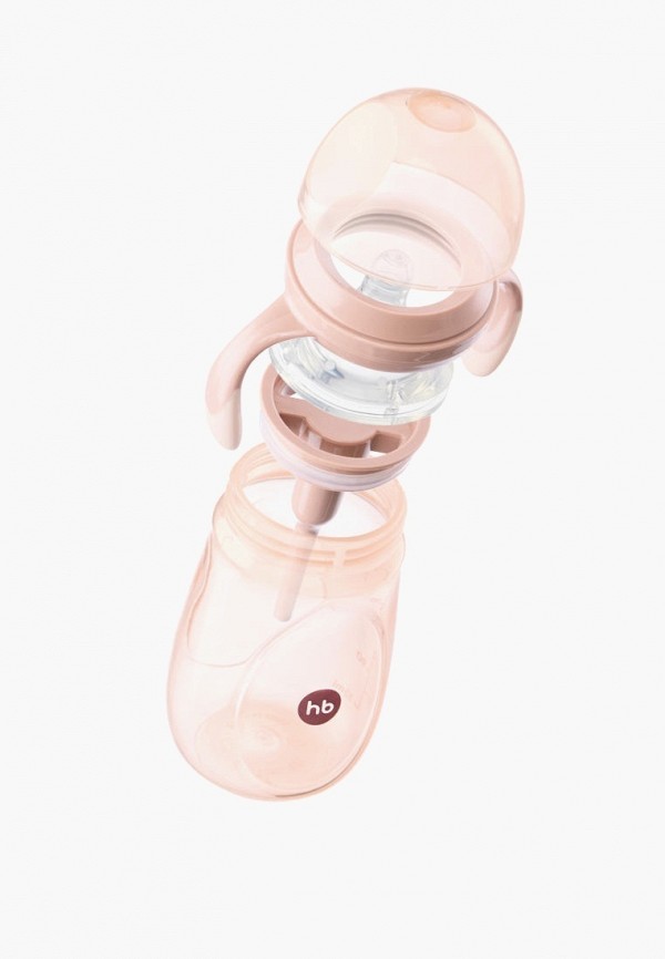 Happy Baby Бутылочка для кормления - с ручками и силиконовой соской - фото 3
