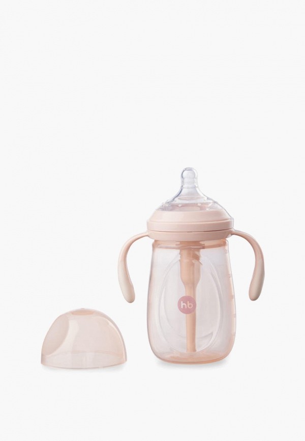 Happy Baby Бутылочка для кормления - с ручками и силиконовой соской - фото 5