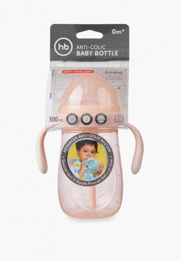 Happy Baby Бутылочка для кормления - с ручками и силиконовой соской - фото 6