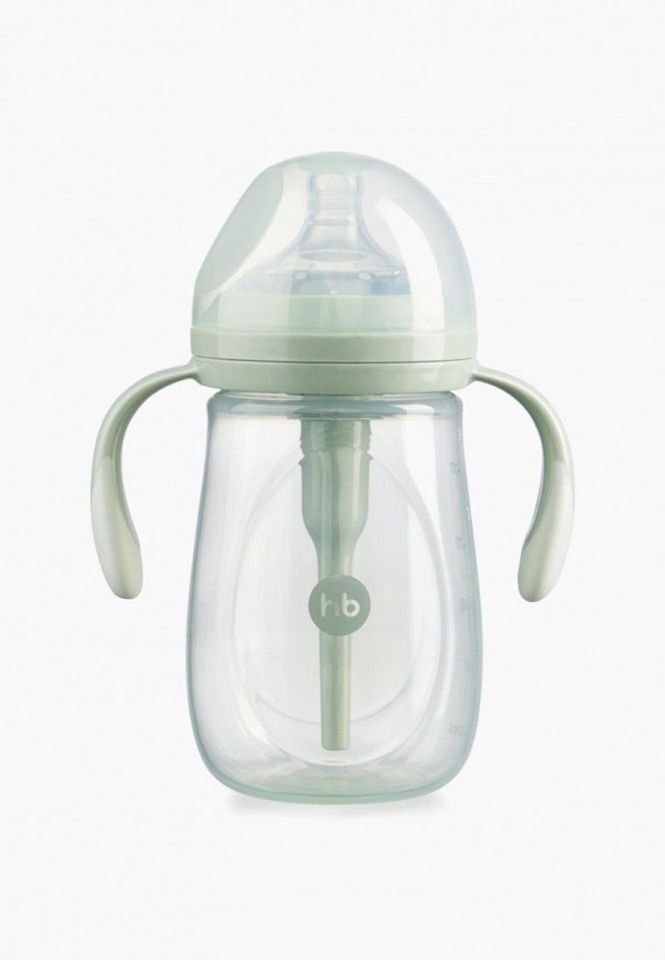 Happy Baby Бутылочка для кормления - с ручками и силиконовой соской - фото 1