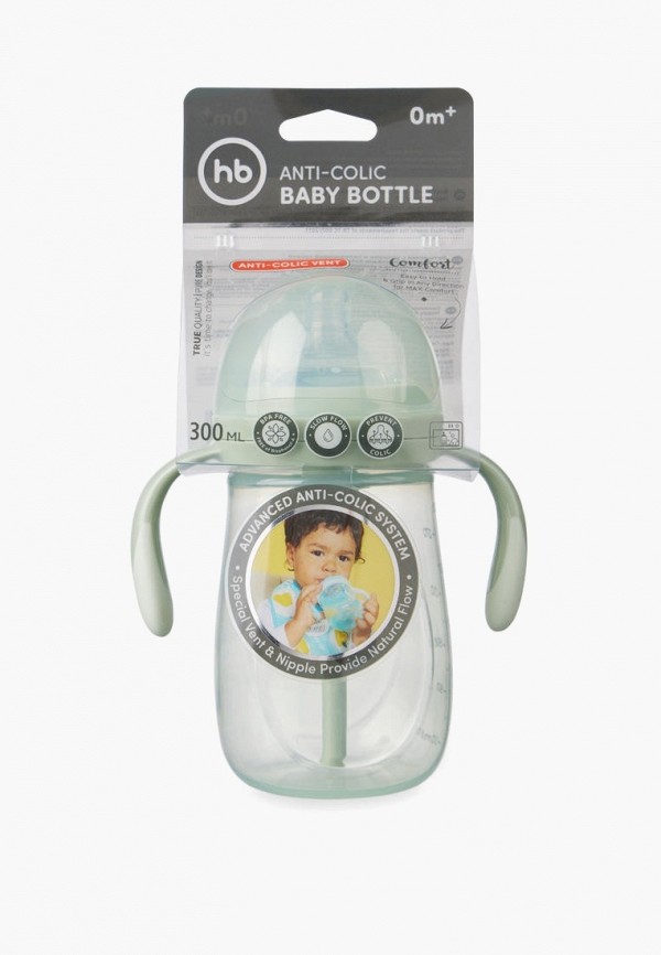 Happy Baby Бутылочка для кормления - с ручками и силиконовой соской - фото 6