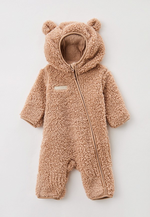 Комбинезон Happy Baby флисовый, цвет: бежевый, MP002XC01H12