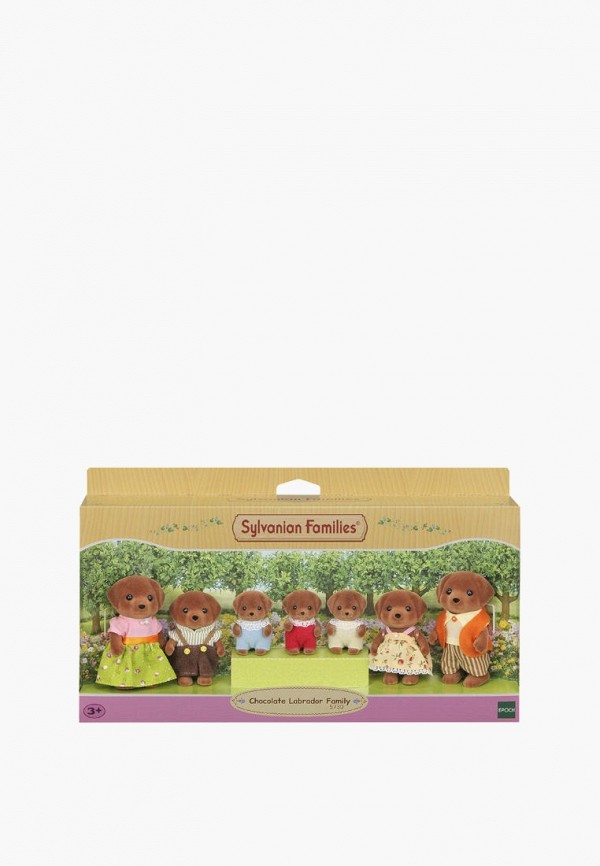 Набор игровой Sylvanian Families Семейство Шоколадных лабрадоров, цвет ...
