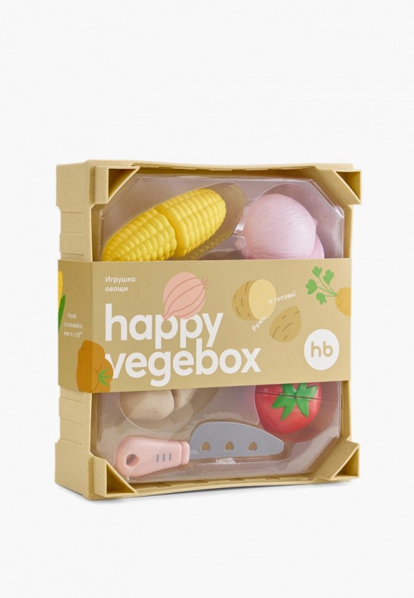 Happy Baby Набор игровой - овощи на липучках - фото 5