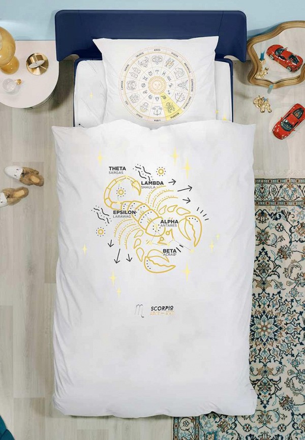Bellehome Постельное белье детское - Скорпион, сатин, пододеяльник на молнии - фото 1
