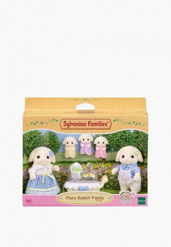 Набор игровой Sylvanian Families «Семья Цветочных кроликов” Sylvanian ...