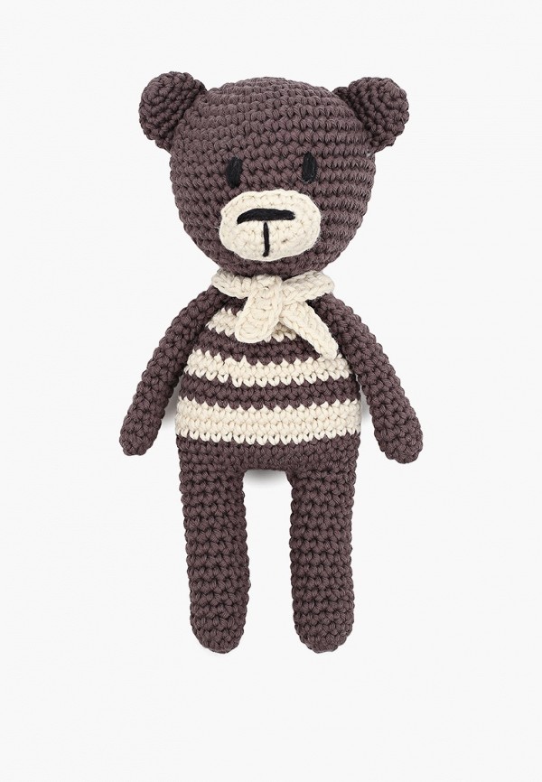 Oregano Mama Погремушка - Мишка из органического хлопка, 20 см - фото 1