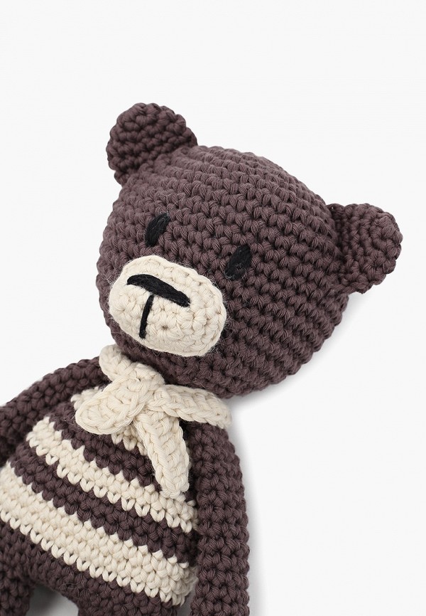 Oregano Mama Погремушка - Мишка из органического хлопка, 20 см - фото 3