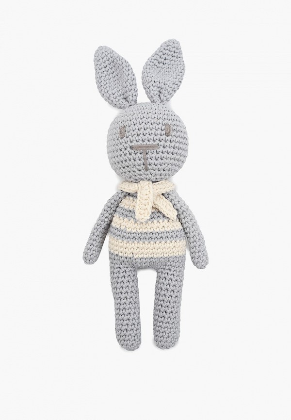 Oregano Mama Погремушка - Зайчик из органического хлопка, 24 см - фото 1