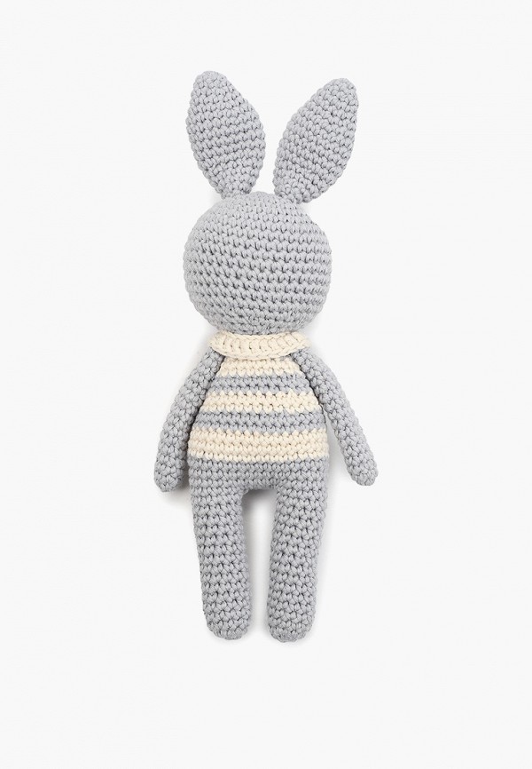 Oregano Mama Погремушка - Зайчик из органического хлопка, 24 см - фото 2