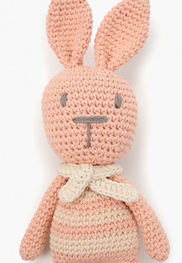 Oregano Mama Погремушка - Зайчик из органического хлопка, 24 см - фото 3