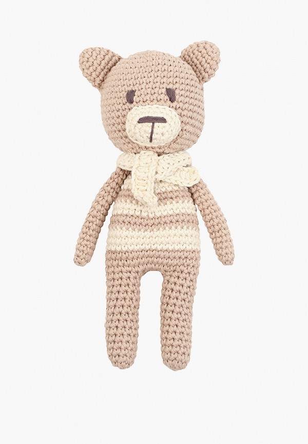 Oregano Mama Погремушка - Мишка из органического хлопка, 20 см - фото 1