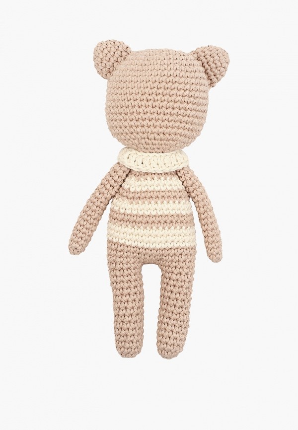 Oregano Mama Погремушка - Мишка из органического хлопка, 20 см - фото 2