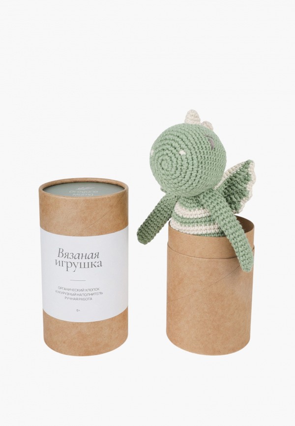 Oregano Mama Погремушка - Дракончик из органического хлопка, 20 см - фото 4