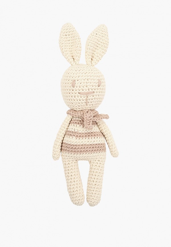 Oregano Mama Погремушка - Зайчик из органического хлопка, 24 см - фото 1
