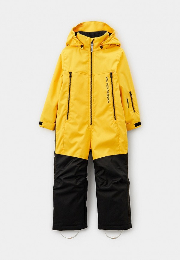 Комбинезон утепленный Kisu - цвет: желтый, коллекция: демисезон, зима.