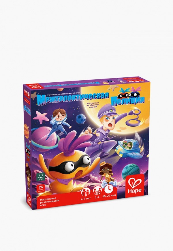 Hape Игра настольная - "Межгалактическая полиция", серия: пора играть - фото 2