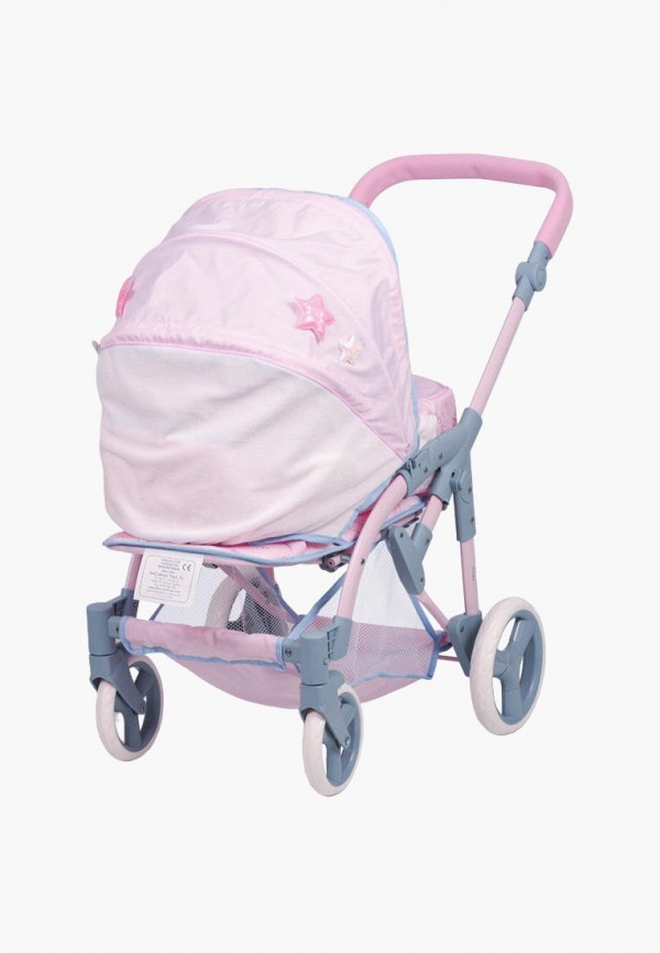 DeCuevas Toys Коляска для куклы - трансформер 3 в 1 с сумкой, высота ручки 75 см, серия Гала - фото 6