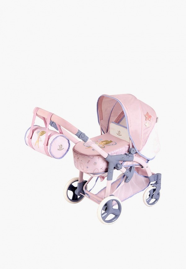 DeCuevas Toys Коляска для куклы - трансформер 3 в 1 с сумкой, высота ручки 75 см, серия Гала - фото 1
