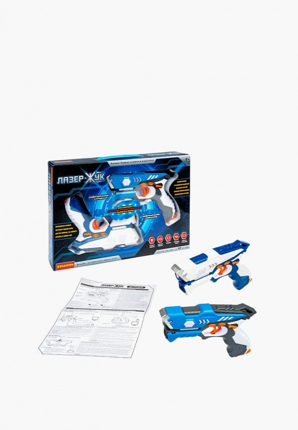 Bondibon Бластер игрушечный - 2 шт. Лазер-Жук космические ИК - фото 6