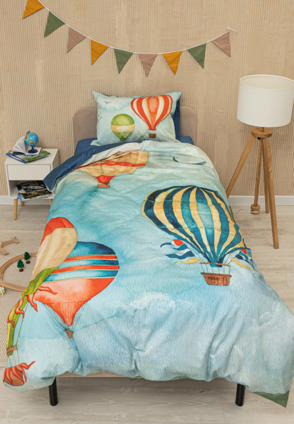 Soft Box Постельное белье детское - 1,5 спальное Воздушные шары, сатин - фото 1