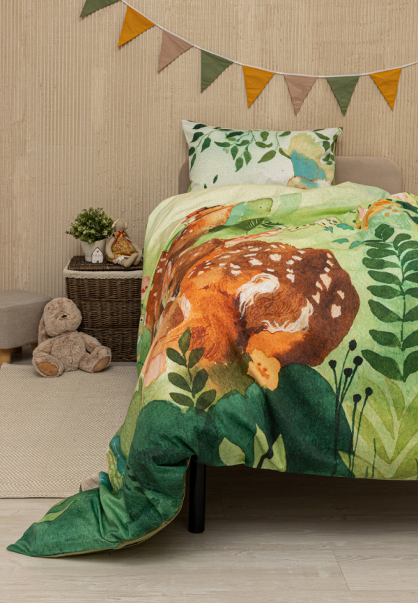 Soft Box Постельное белье детское - 1,5 спальное Оленята, сатин - фото 2