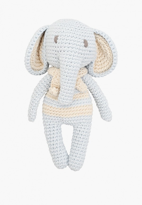 Oregano Mama Погремушка - Слоник из органического хлопка, 20 см - фото 1