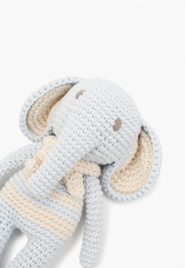 Oregano Mama Погремушка - Слоник из органического хлопка, 20 см - фото 2