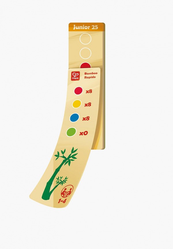 Hape Игра настольная - "Пора играть!" Шустрый Бамбук, 2в1 - фото 3