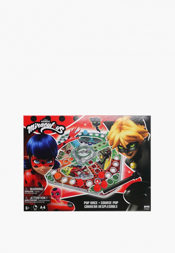 Miraculous Игра настольная - Леди Баг и Супер-Кот "Гонка в Париже" - фото 1