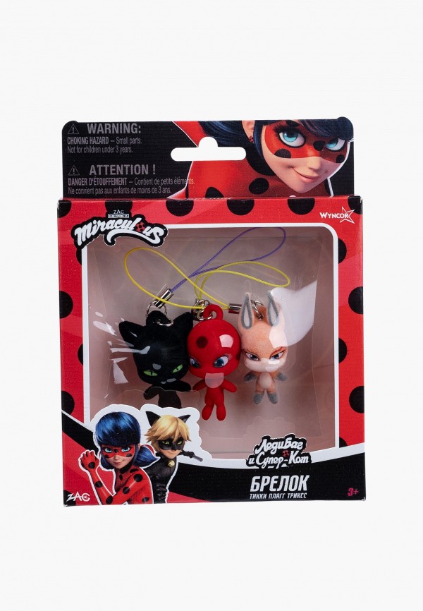 Miraculous Набор фигурок - флокированных Квами Леди Баг и Супер-кот (Тикки, Плагг, Триккс) - фото 2