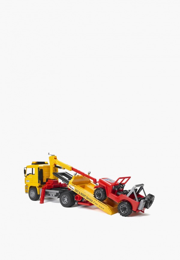 Bruder Набор машинок - Эвакуатор MAN с портативным краном и внедорожником - фото 2