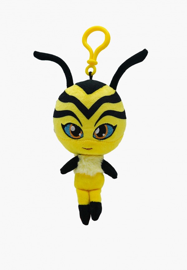 Miraculous Игрушка мягкая - Леди Баг и Супер-Кот плюшевый Квами Поллен 12 см - фото 1