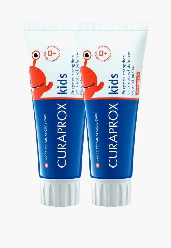 Curaprox Зубные пасты 2 шт. - со вкусом клубники - фото 1