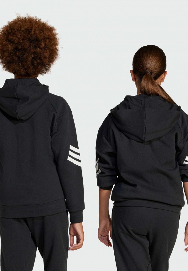 adidas Толстовка - Future Icons 3-Stripes Full-Zip Hooded - фото 3