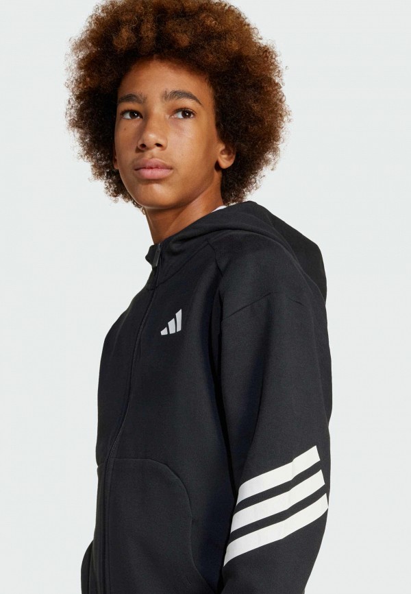 adidas Толстовка - Future Icons 3-Stripes Full-Zip Hooded - фото 4