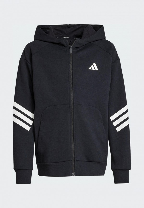 adidas Толстовка - Future Icons 3-Stripes Full-Zip Hooded - фото 6