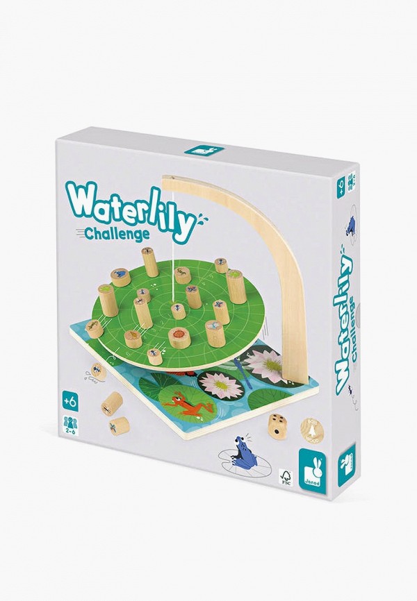 Janod Игра настольная - Игра-балансир Кувшинки - фото 1