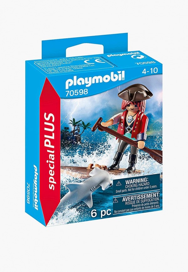 Playmobil Конструктор - Пират на маленьком плоту - фото 1