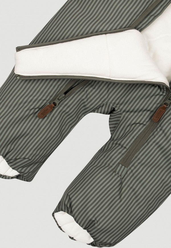 Mjolk Комбинезон утепленный - Green Stripes - фото 3