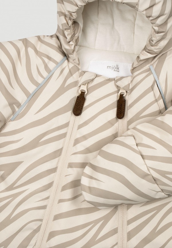 Mjolk Комбинезон утепленный - Зебра - фото 4