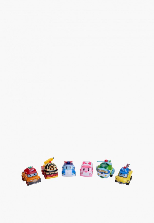 Robocar Poli Набор игровой - Машинки 6 шт. - фото 1