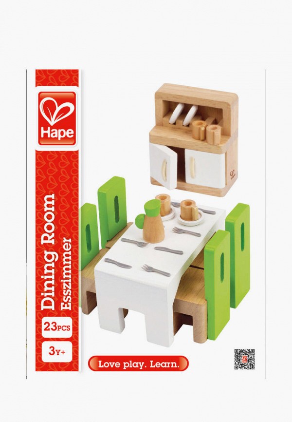 Hape Набор мебели для кукольного дома - мебель для кукол Столовая - фото 2