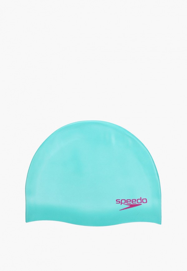 Speedo Шапочка для плавания - PLAIN MOUD SILC CAP JU BLUE/RED - фото 2