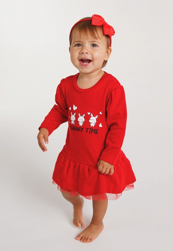КотМарКот Платье - BUNNY LOVE новогоднее - фото 1