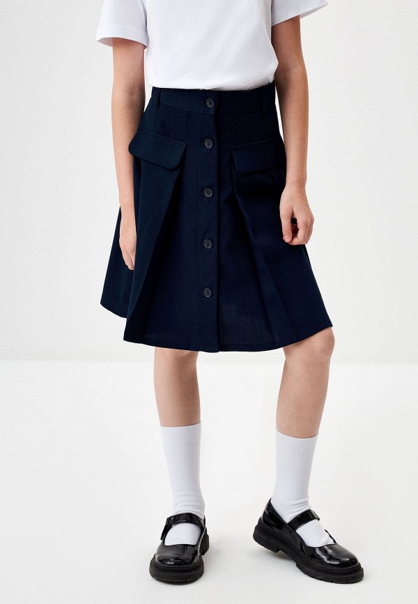 Юбка Sela School collection, цвет: синий, MP002XG03D0P — купить в ...