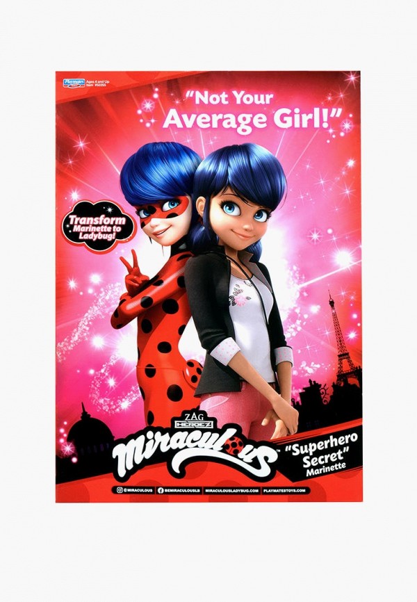 Miraculous Кукла - Тайный супергерой: Маринет 27 см с аксессуарами - фото 4